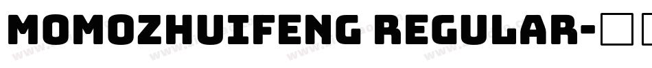 momozhuifeng Regular字体转换